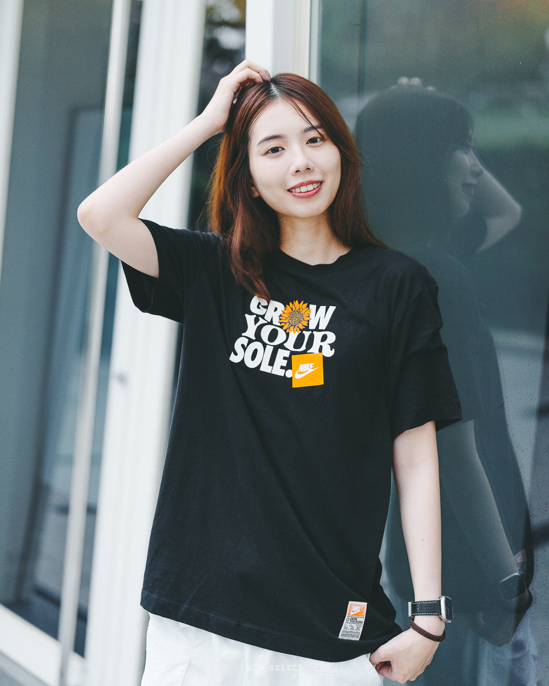 #現貨 NIKE 向日葵LOGO 標語 側邊小咬標 短T DQ1038-010 黑