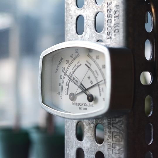 溫溼度計∣美式復古系列 經典方型∣日本 DULTON