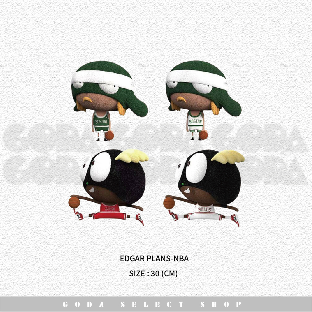 EDGAR PLANS X NBA紀念毛絨公仔 #GT