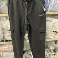 [S] DKNY MINI STUD LOGO JOGGER WITH CARGO POCKETS,BLACK, DP4P3504-BLK (SD966)