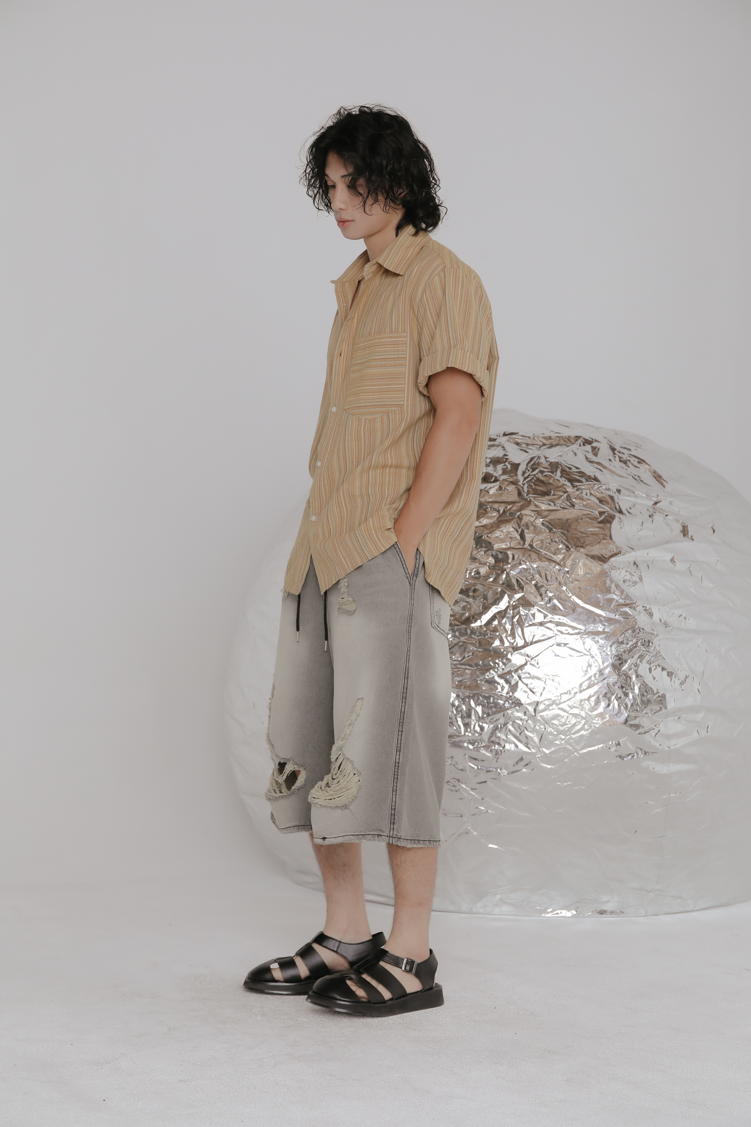 Ethnic Short Sleeve Shirt #短襯衫