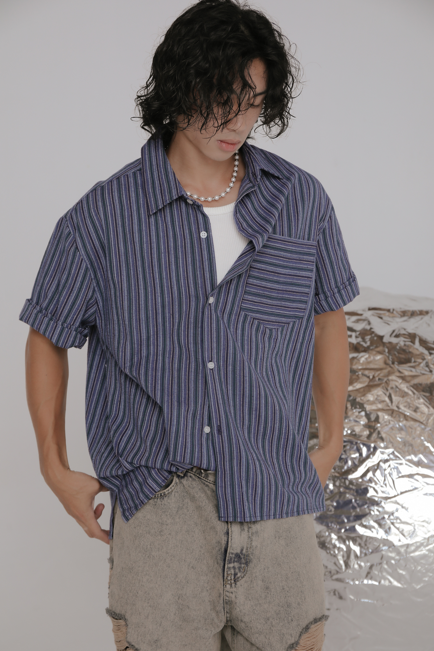 Ethnic Short Sleeve Shirt #短襯衫