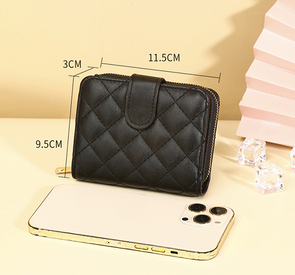 JK Korea new rhombus wallet women's short section organ card bag multi-functional Korean version of the coin purse wallet J0882