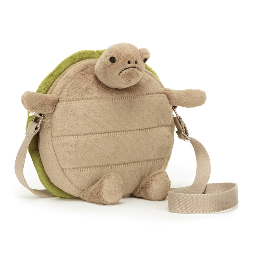 【樂森藥局】英國 Jellycat ║Timmy Turtle Bag 大烏龜斜背包 26*22公分