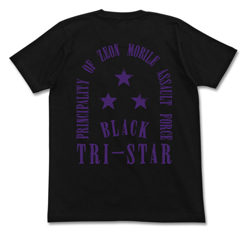 Cospa 1006 BLACK TRI-STAR Tシャツ [機動戦士ガンダム] BLACK