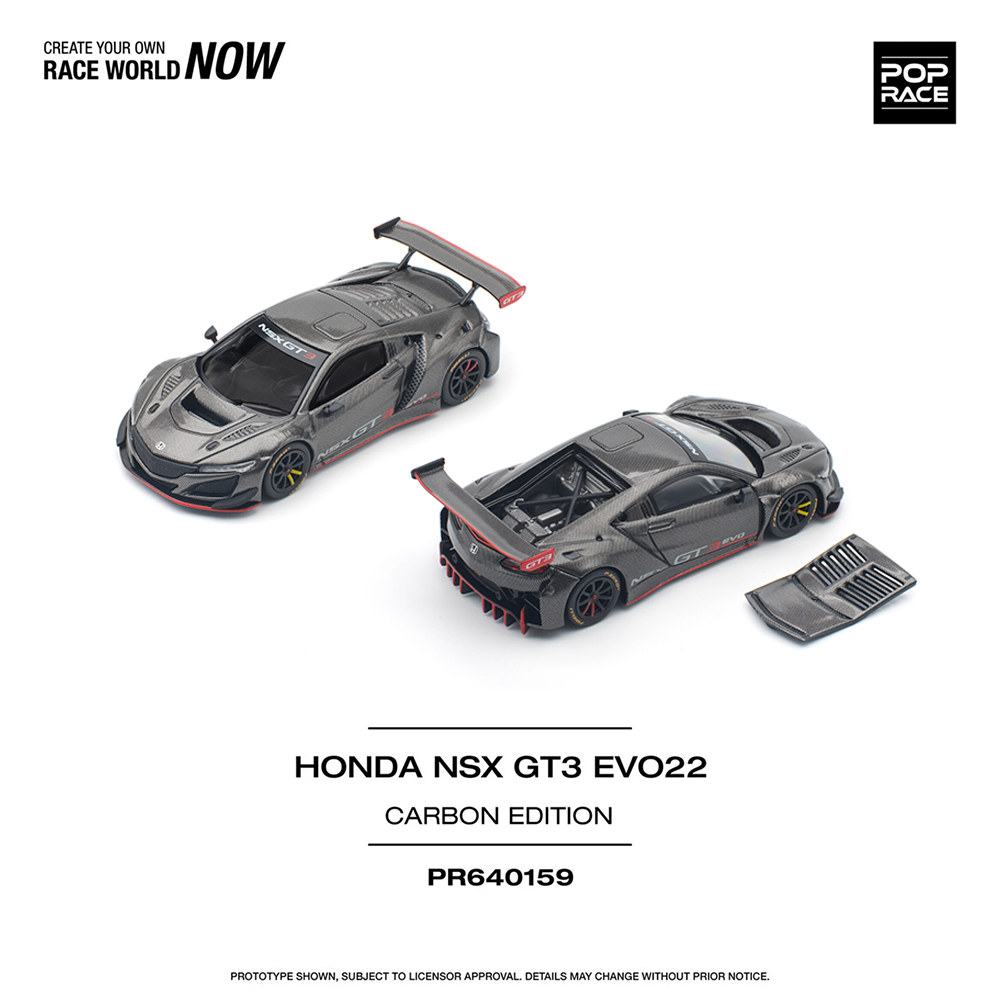 【預訂】Pop Race Honda NSX GT3 Evo22 Carbon Edition(PR640159)