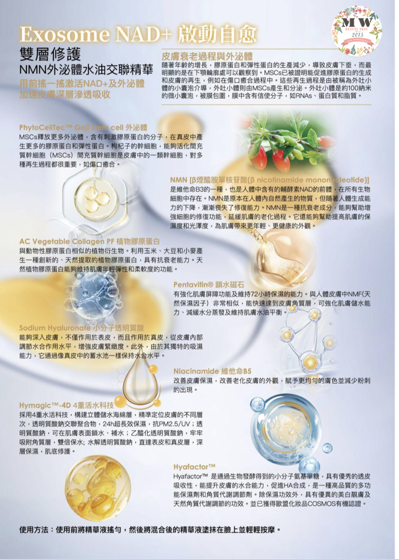 Andre Dermes 外泌體水油交聯精華