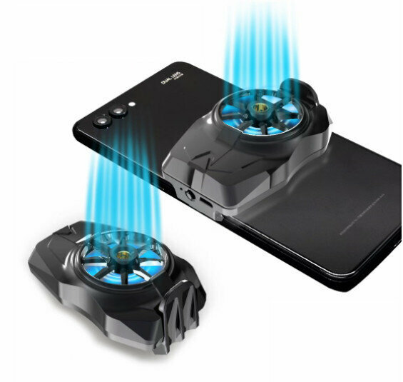 Magnetic Semiconductor Live Mobile Phone Radiator Product Color [G02 Plug-in (Black)]