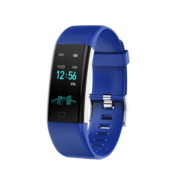 F07Max Color Screen Smart Band All-Day Sports Heart Rate Cycling Sports Smart Bluetooth Band (Blue)