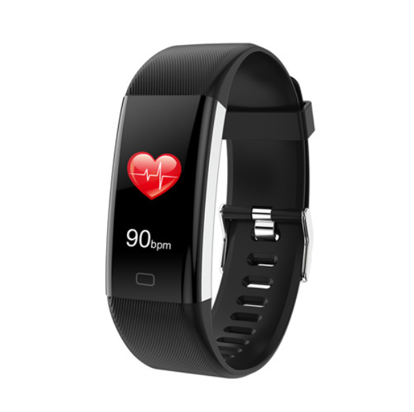 F07Max Color Screen Smart Bracelet All-Day Sports Heart Rate Cycling Sports Smart Bluetooth Bracelet (Black)
