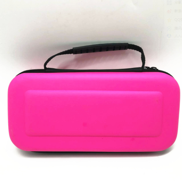 Compatible with Nintendo Switch OLED Console Storage Bag, EVA Protection Bag, NS Game Console Accessory Bag (OLED Portable No LOGO Pink)