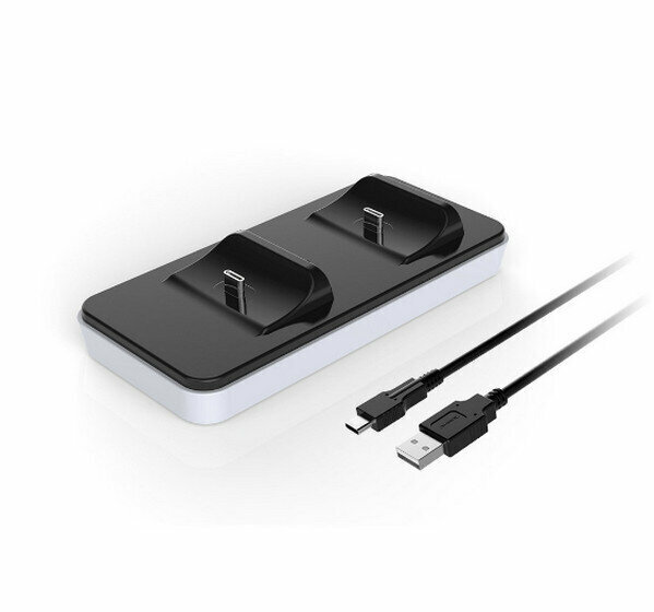 Compatible with PS5 Gaming Charger Dual Charging Dock - Black