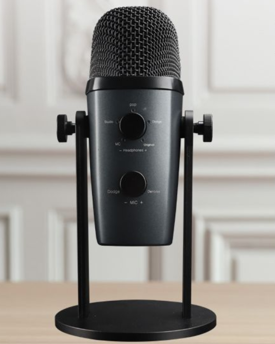 USB microphone, mobile phone live broadcast, computer recording, video conference microphone (computer standard)