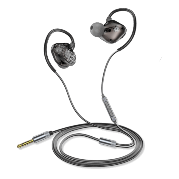 Six-driver, three-dynamic over-ear headphones (black)