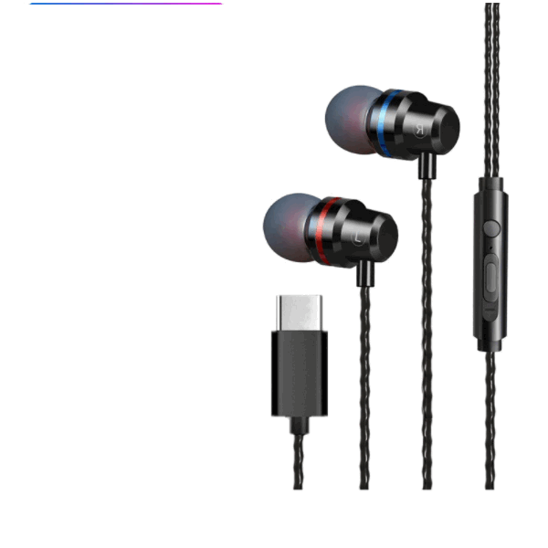 Mix2s type-c earphone (T1 TYP-C black)