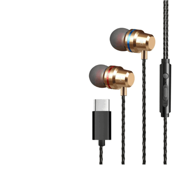 Mix2s type-c headphones (T1 TYP-C Gold)
