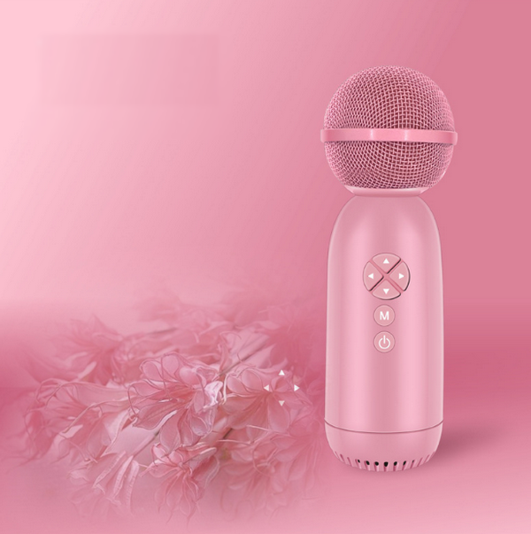 Wireless Bluetooth karaoke microphone KG168-pink