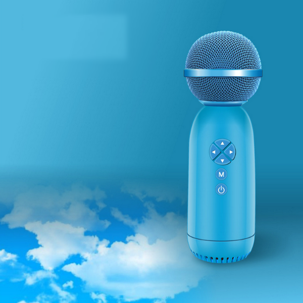 Wireless Bluetooth karaoke microphone KG168-blue