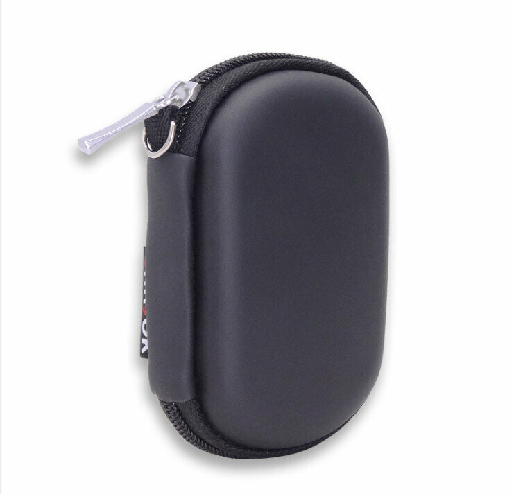 EVA Oval Headphone Cable Storage Bag (Black)