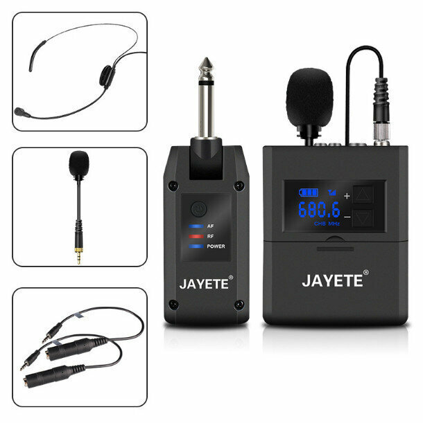 Microphone - Wireless Vlog Shooting Voice-activated Microphone (Head-worn Lavalier Handheld Style)