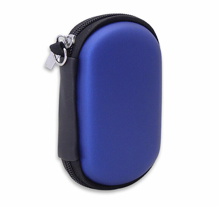 EVA Mi Oval Headphone Cable Storage Bag (Blue)