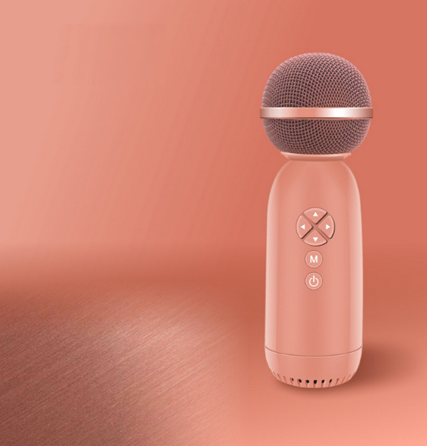 Wireless Bluetooth karaoke microphone KG168-pink 2