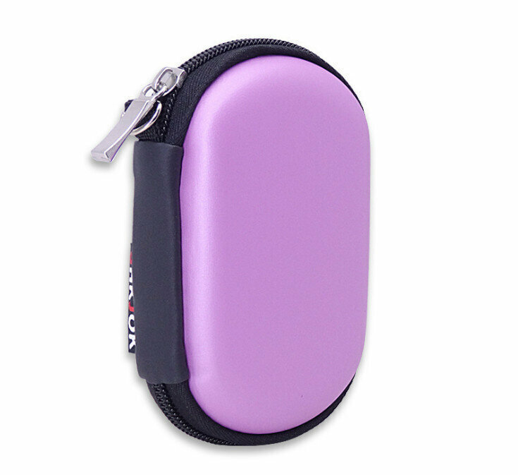 EVA Oval Headphone Cable Storage Bag (Pink)