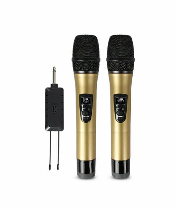 Smart Wireless Microphone-E8 Gold (1-in-2)