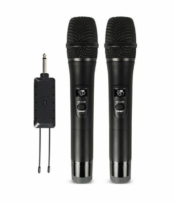 Smart Wireless Microphone-E8 Black (1-in-2)