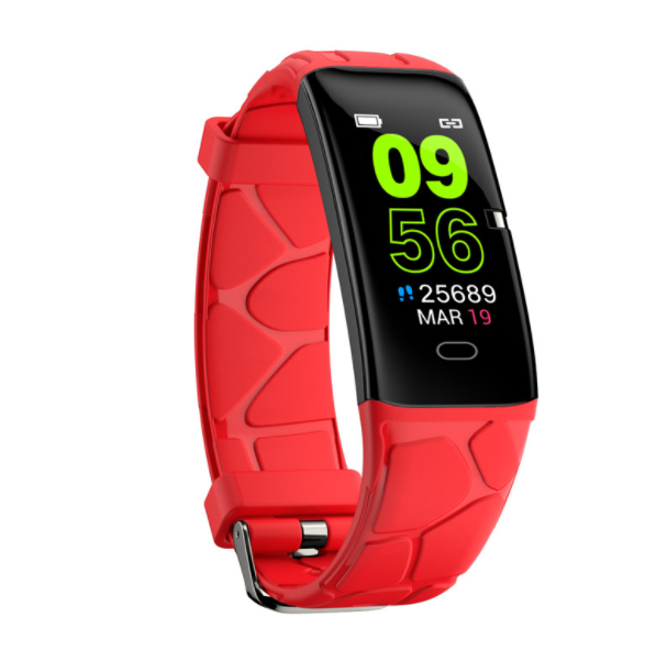 E58 Heart Rate Smart Bracelet Heart Rate, Blood Pressure, Blood Oxygen, Sleep Detection, Sports, Sports, Bracelet (Red)