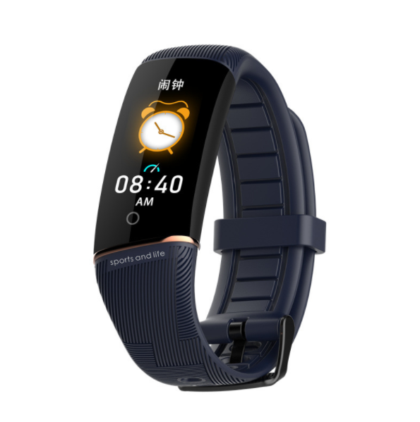 E98 Smart Band Heart Rate, Blood Pressure, Blood Oxygen, Sleep Monitoring, Calories, Multisport Mode (Blue)