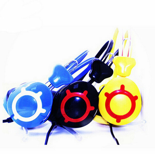 Wired headset with microphone - 818 yellow