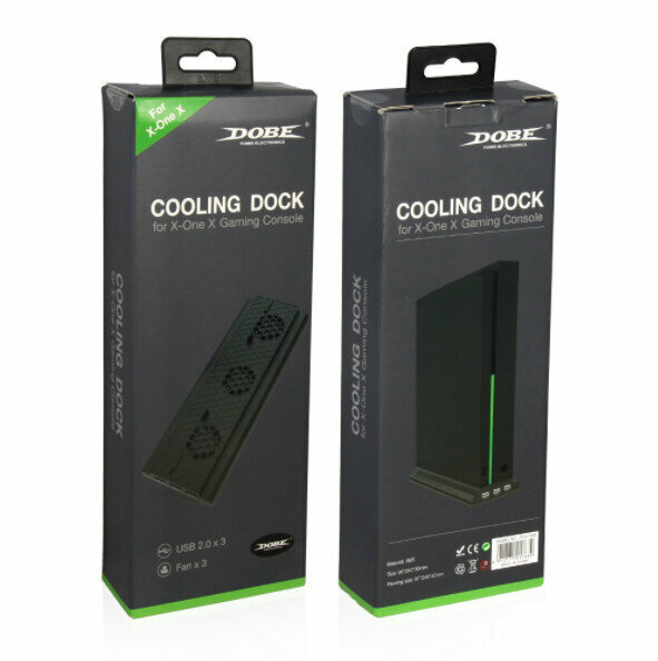 COMPATIBLE WITH XBOX ONE X COOLING STAND COMPATIBLE WITH XBOXONE X CONSOLE COOLING FAN BRACKET (TYX-1768)