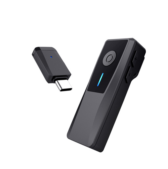 Lavalier wireless microphone for two-in-one, noise-canceling recording microphone for Android and Apple mobile phones, and special noise canceling recording microphone for live broadcasters