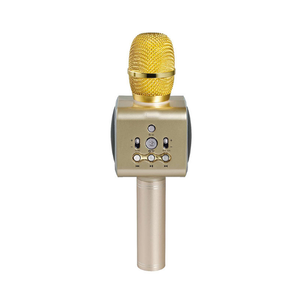 Mobile phone, bluetooth microphone, wireless capacitive microphone, audio all-in-one (gold)