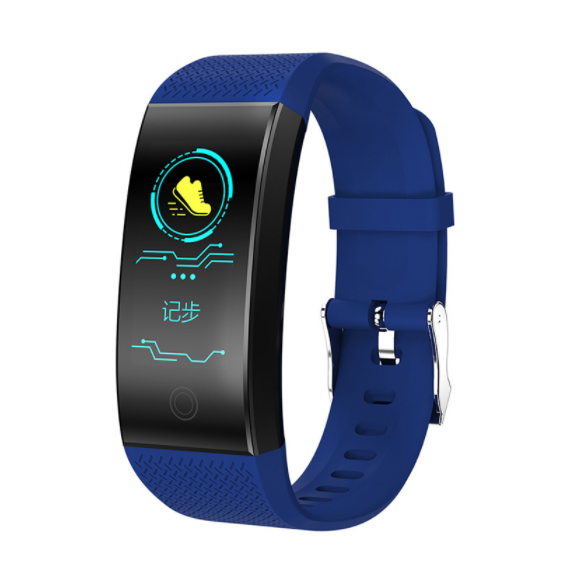 QW18 Smart Band Heart Rate, Blood Pressure, Blood Oxygen, Multi-Sport Mode, Waterproof Color Screen (Blue)