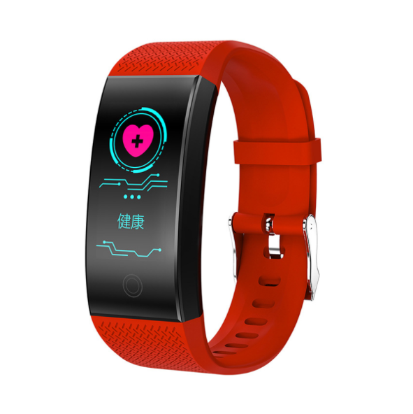 QW18 Smart Band Heart Rate, Blood Pressure, Blood Oxygen, Multi-Sport Mode, Waterproof Color Screen (Red)