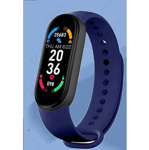 Magnetic exercise, heart rate, blood pressure, blood oxygen monitoring electronic bracelet (magnetic [blue])