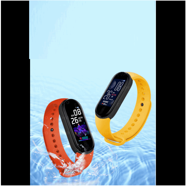 Magnetic exercise, heart rate, blood pressure, blood oxygen monitoring electronic bracelet (magnetic [yellow])