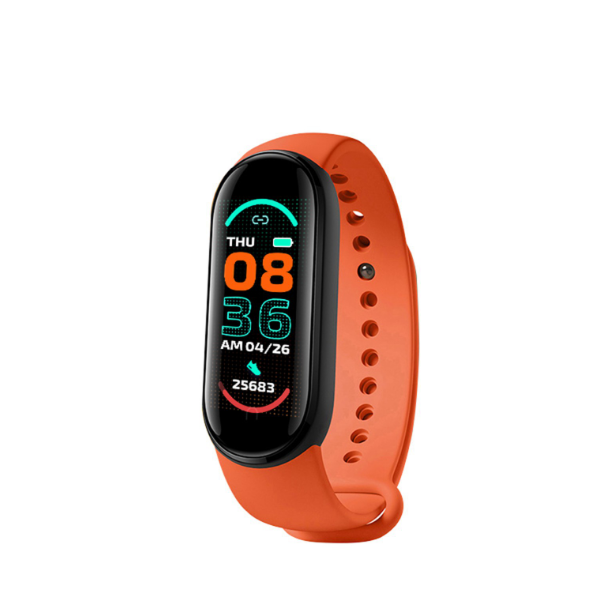 Magnetic exercise, heart rate, blood pressure, blood oxygen monitoring electronic bracelet (magnetic [red])