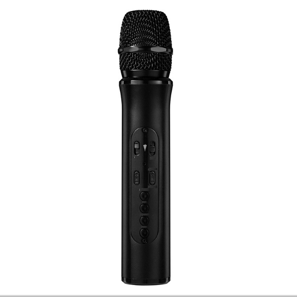 Wireless Bluetooth Microphone Microphone Speaker (Black)