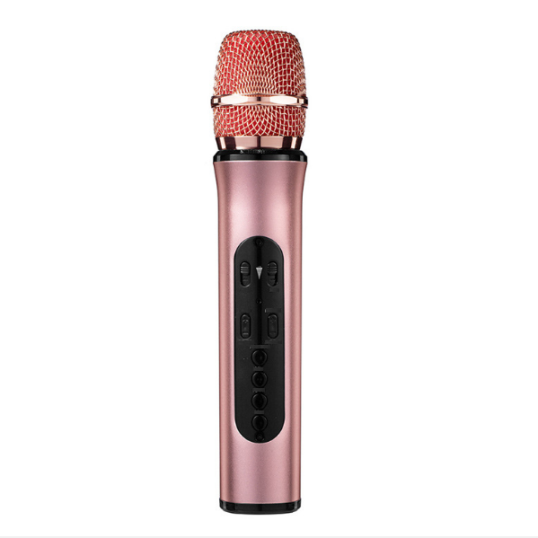 Wireless Bluetooth Microphone Microphone Audio All-in-One (Pink)