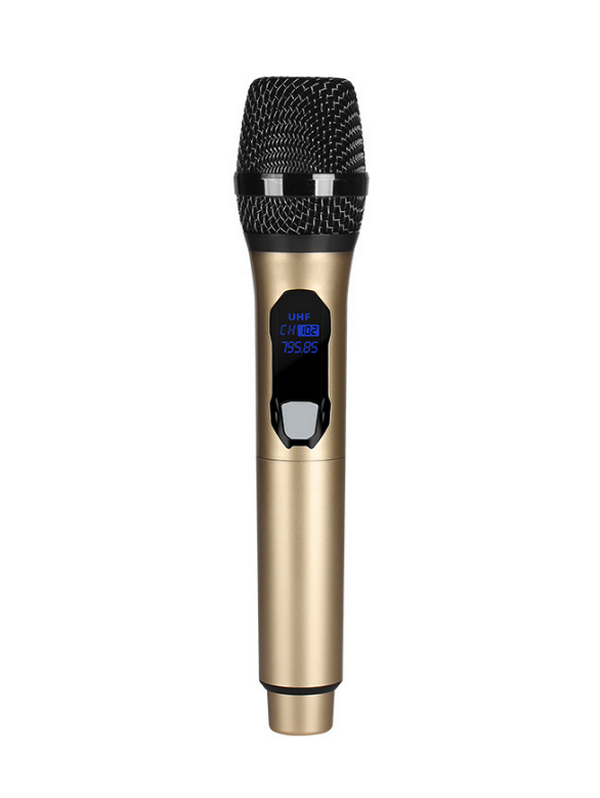 Rechargeable wireless microphone-E1 Champagne Gold (1-in-1)