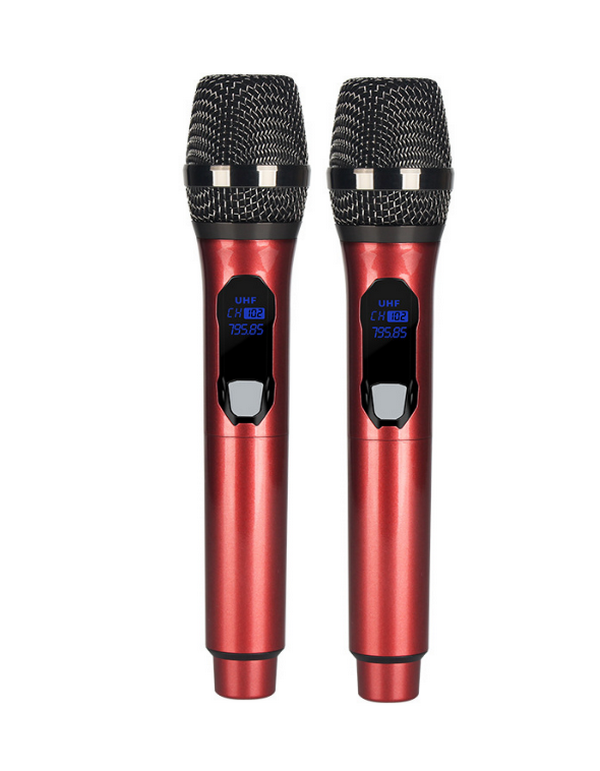 Rechargeable Wireless Microphone-E1 Soul Red (1-in-2)