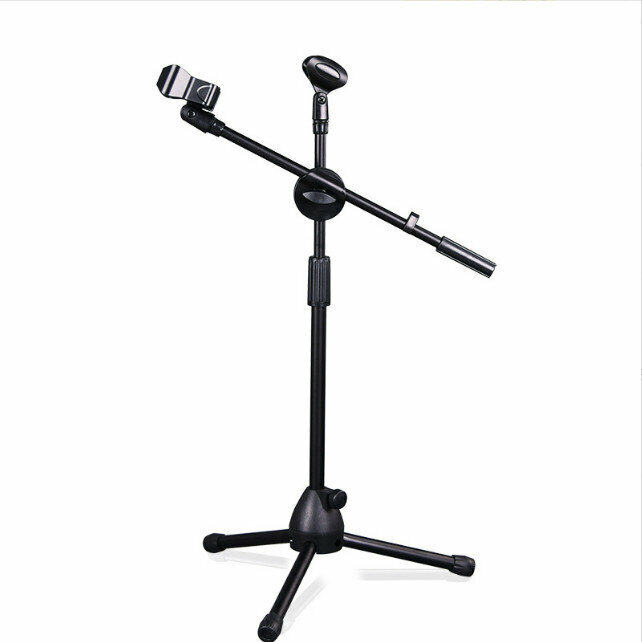 Guitar Erhu Instrument Microphone Floor Stand Microphone Triangle Bracket Small Bracket (HY-200A)