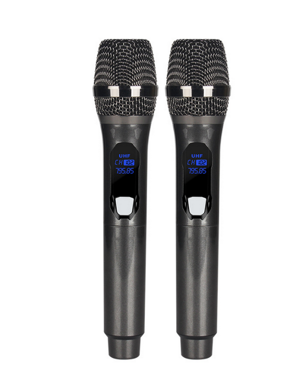 Rechargeable wireless microphone-E1 platinum steel gray (1-in-2)