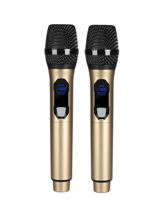 Rechargeable Wireless Microphone-E1 Champagne Gold (1-in-2)
