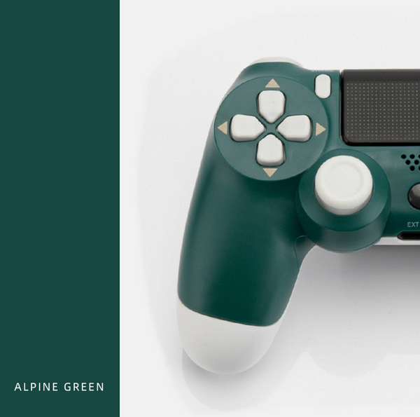 P4 wireless gaming switch, headphone jack with light bar + dual motor and double vibration - Alpine Green