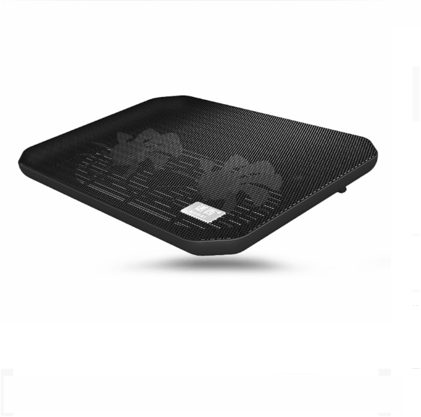 M10 Laptop Cooler Slim Silent Dual Fan (Black)