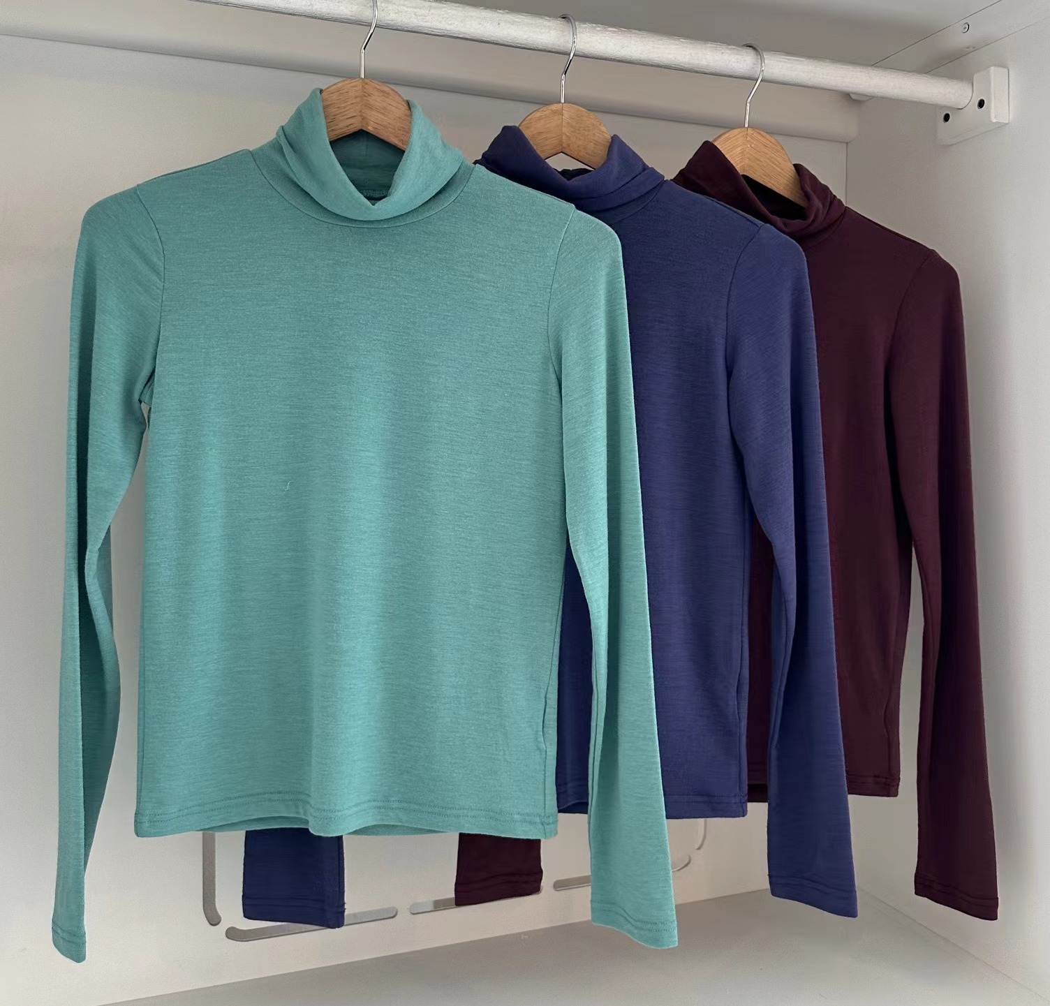 L/SLEEVE TURTLE NECK INNER TOP